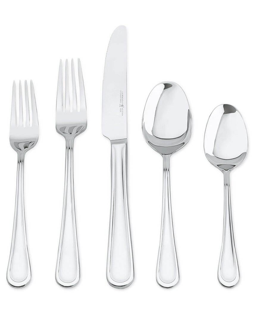 Zwilling J.a. Henckels Cottage 45pc Stainless Steel Flatware Set In Metallic