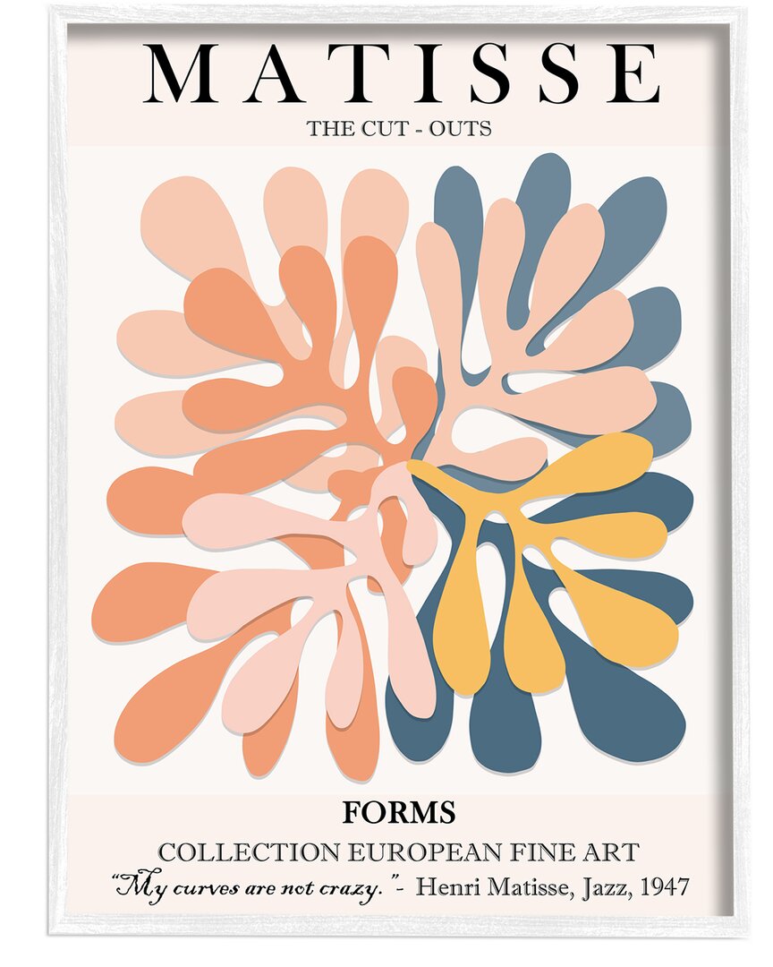Stupell Classical Matisse Cut Out Forms By Ros Ruseva Wall Art