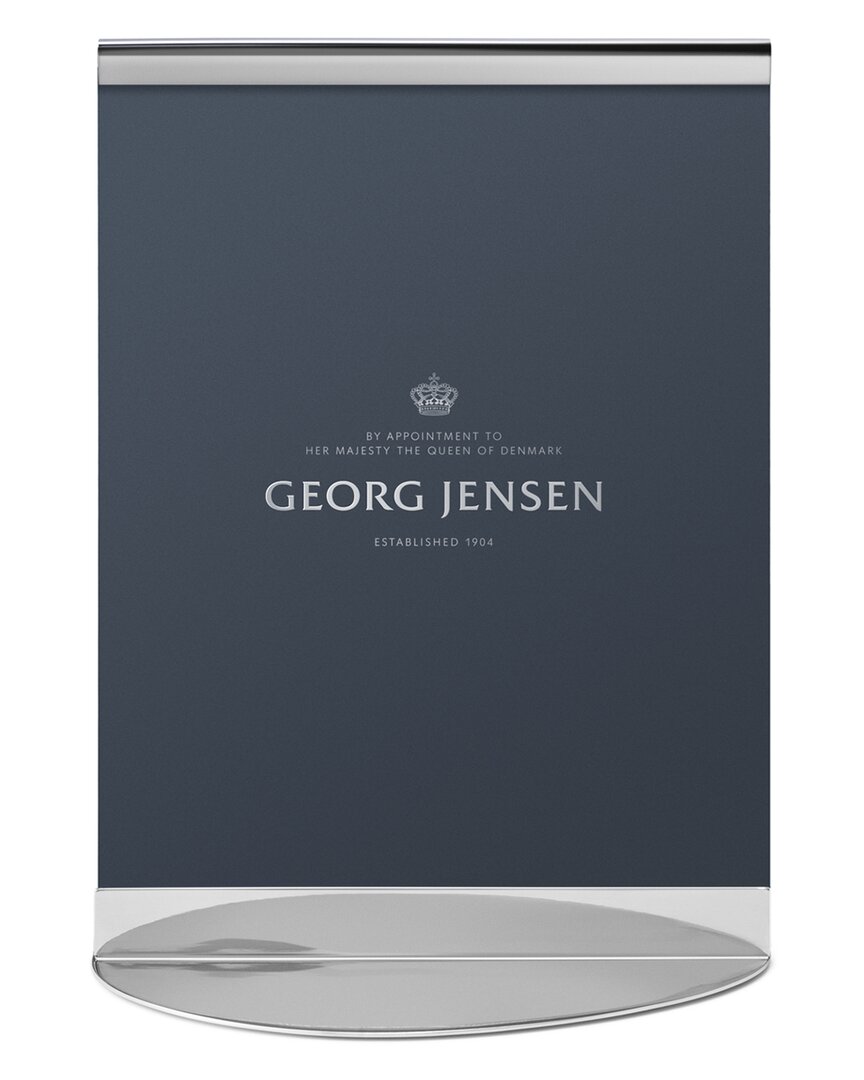 Georg Jensen Sky 5x7 Medium Photo Frame In Silver