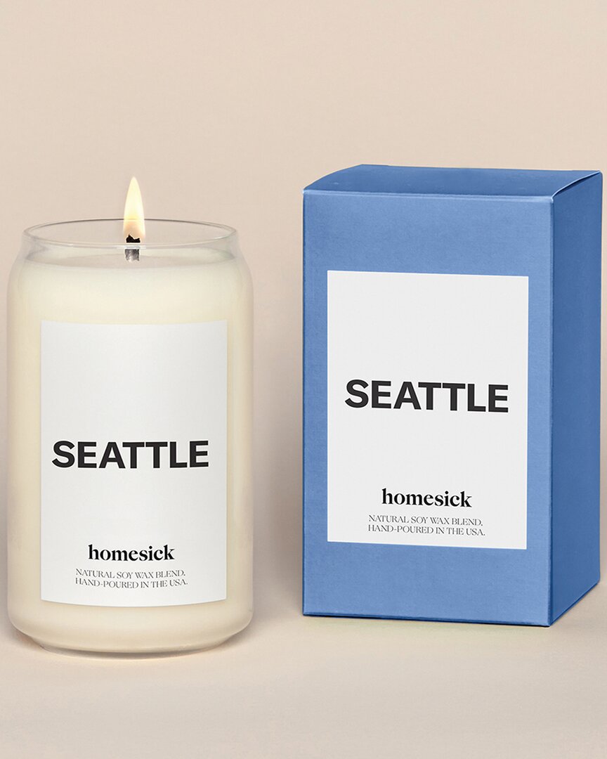 Shop Homesick Seattle Candle In White