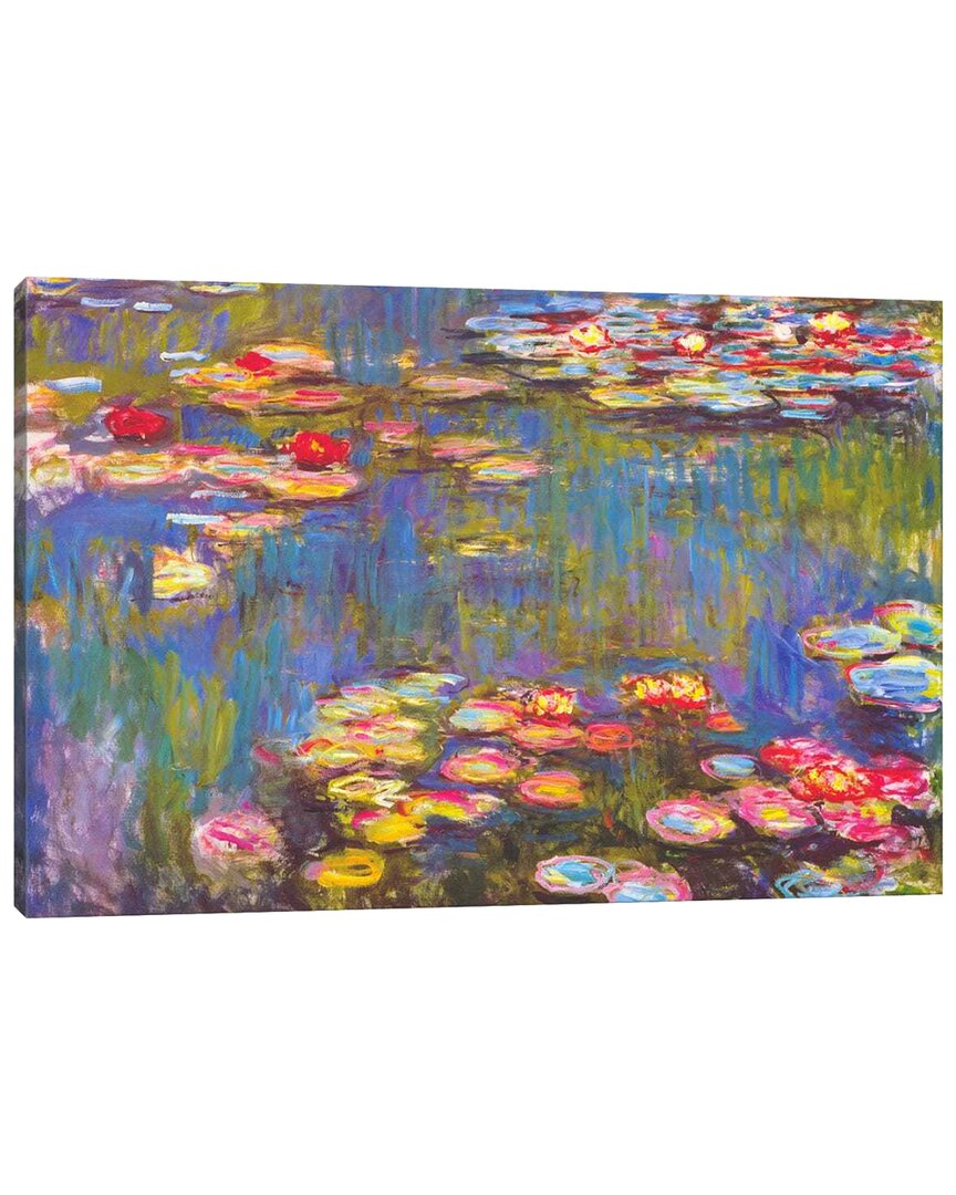 Icanvas Water Lilies, 1916 By Claude Monet Wall Art