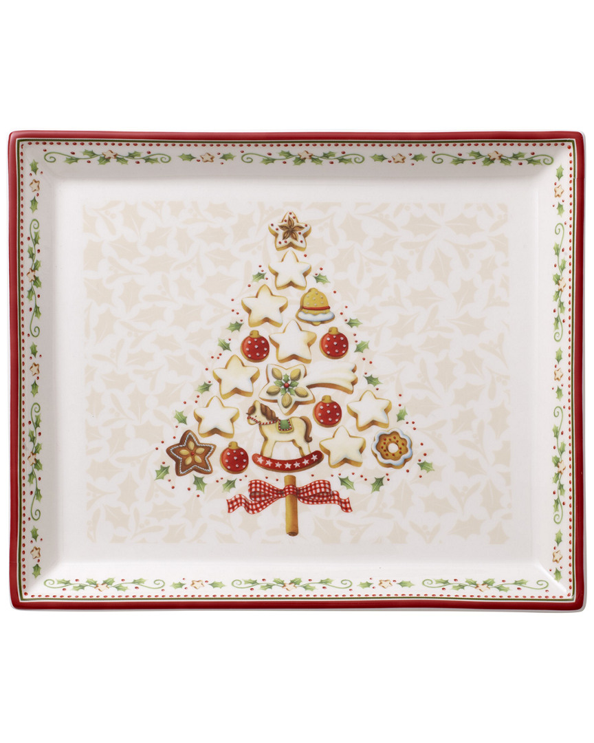 Villeroy & Boch Winter Bakery Small Rectangular Cake Plate