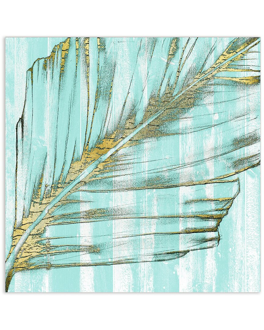 Empire Art Direct Beach Frond In Gold I Wall Art
