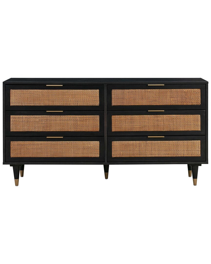 Tov Furniture Sierra Noir 6 Drawer Dresser In Black