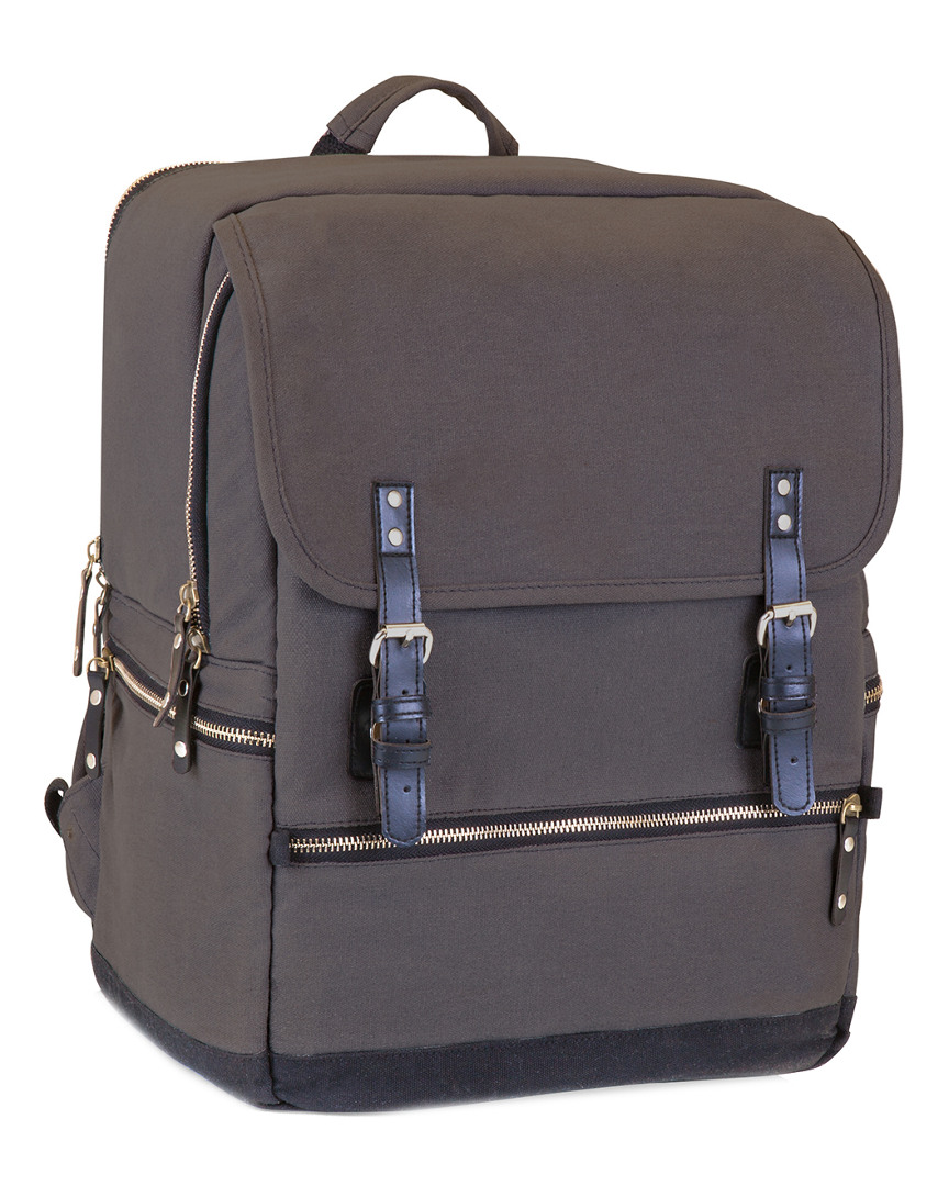 Legacy Bar-backpack Portable Cocktail Set In Grey