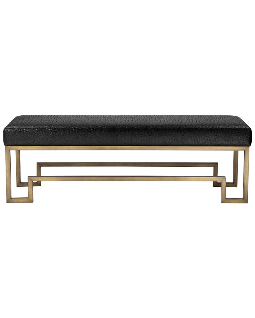 Shatana Home Laurence Bench In Brass