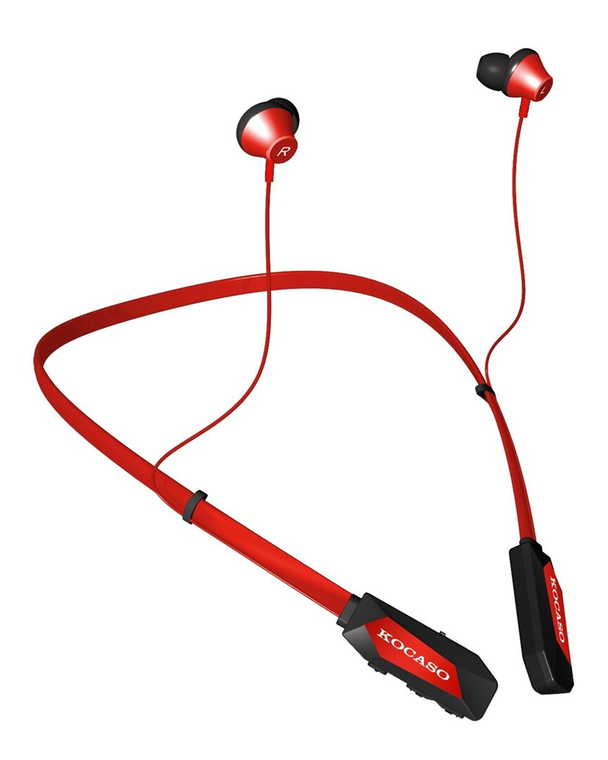 Shop Fresh Fab Finds Wireless Neckband Headphones In Red