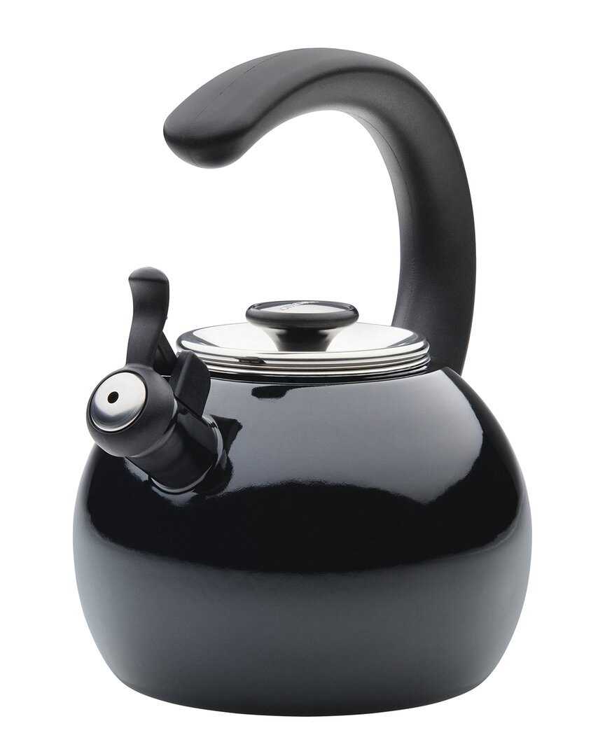 CIRCULON CIRCULON ENAMEL ON STEEL WHISTLING INDUCTION TEAKETTLE WITH FLIP-UP SPOUT 2QT 