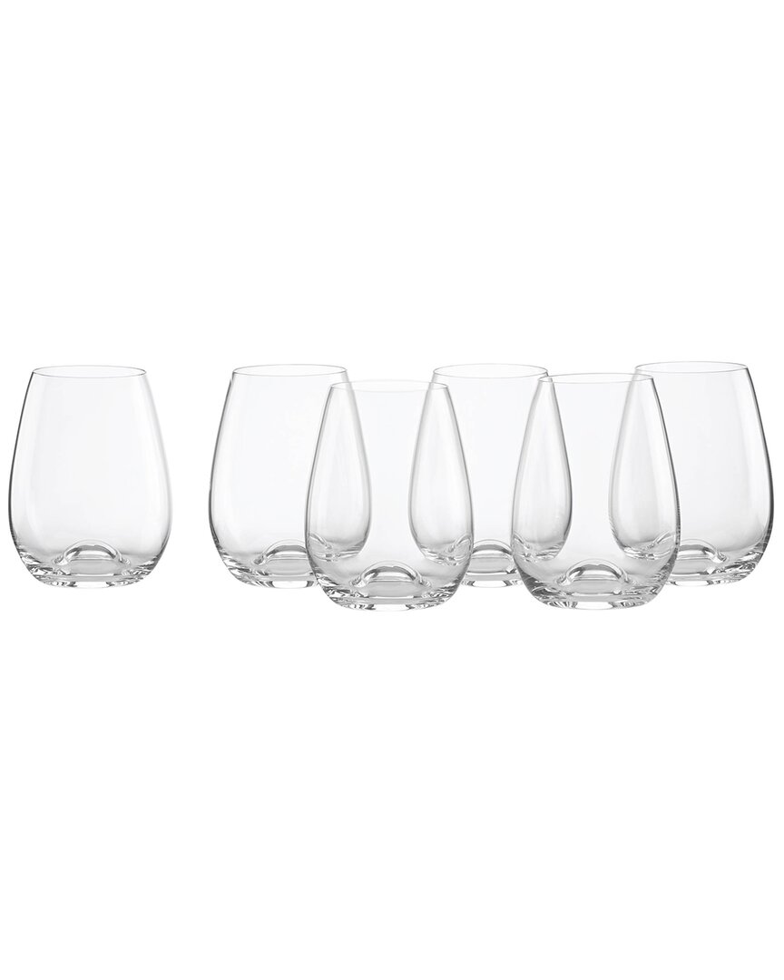 Lenox Tuscany Stemless Set Of 6 Wine Glasses With $5 Credit