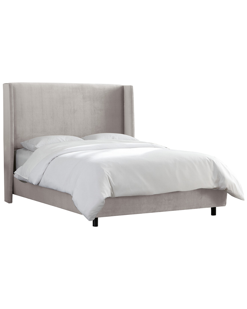Skyline Furniture Contemporary Wingback Bed