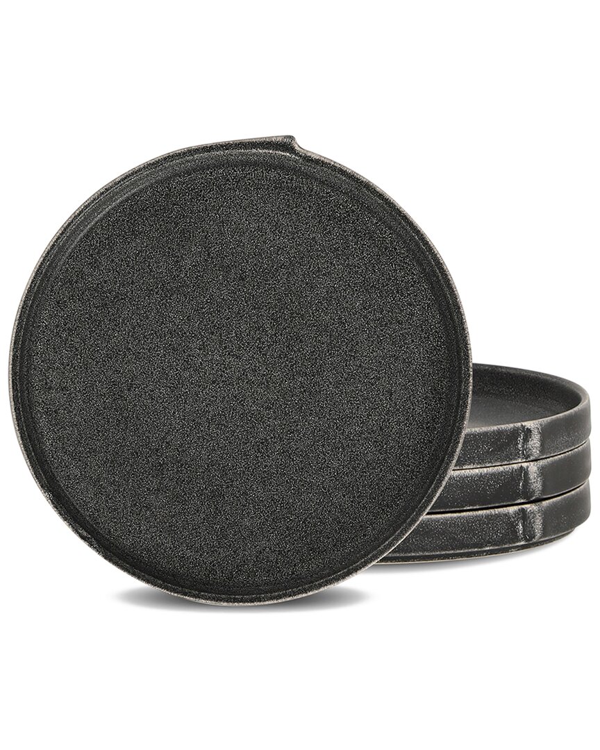 Stone Lain Bao 4pc Salad Plate Set In Grey