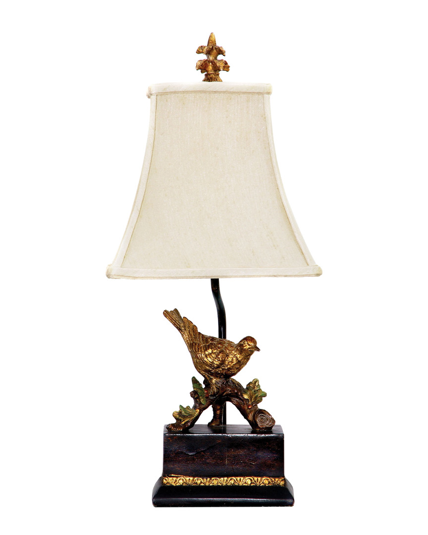 Artistic Home & Lighting 21in Perching Robin Table Lamp