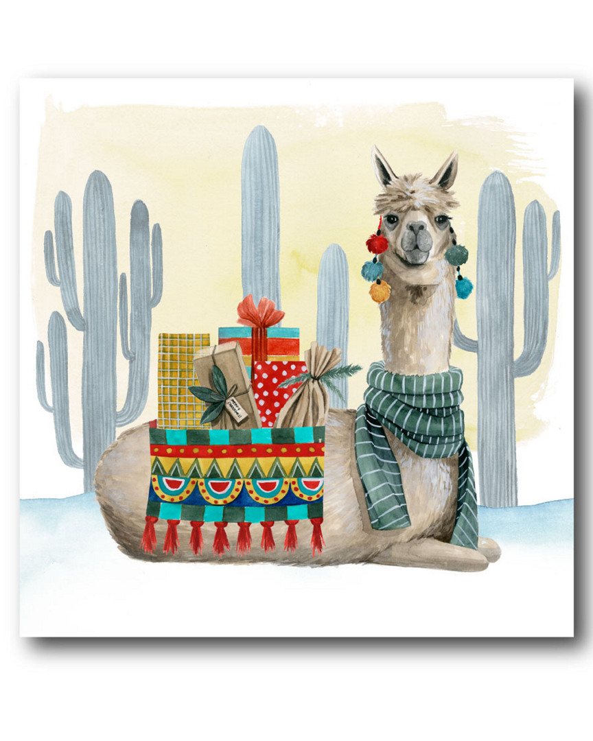 Courtside Market Wall Decor Courtside Market Holiday Llama Ii