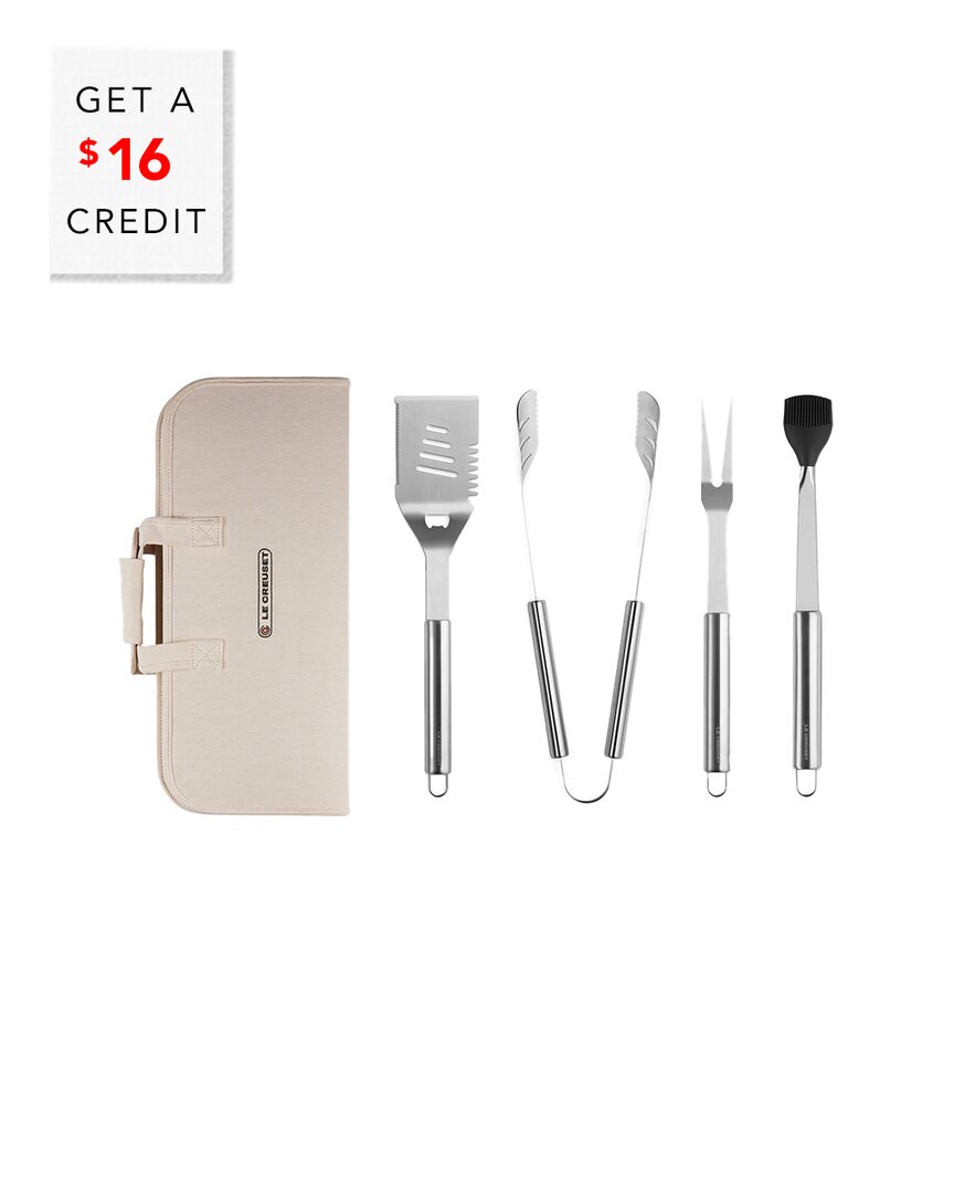 Le Creuset Alpine Outdoor Stainless Steel 5-pc. Grilling Tools Set