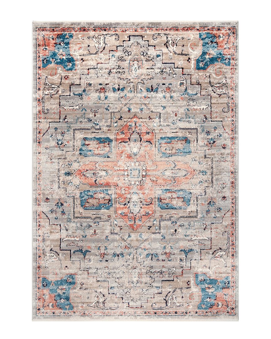 Nuloom Janessa Croix Medallion Rug In Beige
