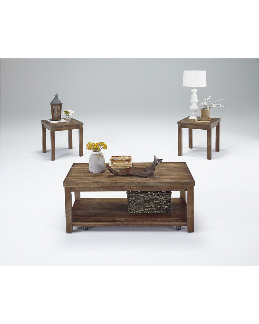 Progressive Furniture 3pc Table Set