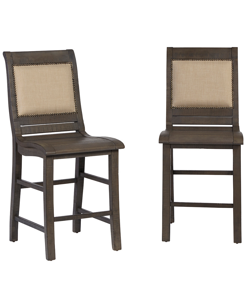 Progressive Furniture Set Of 2 Upholstered Counter Chair