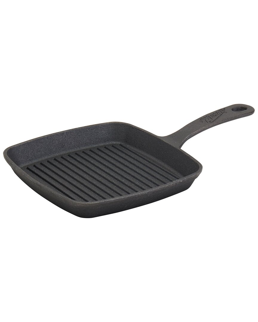 Mason Craft & More Mason Craft And More 6.75 Cast Iron Square Grill Pan In Black