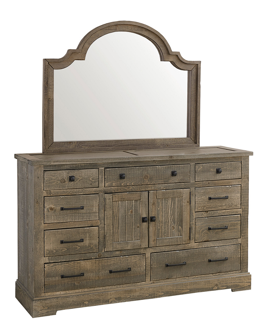Progressive Furniture Door Dresser And Mirror