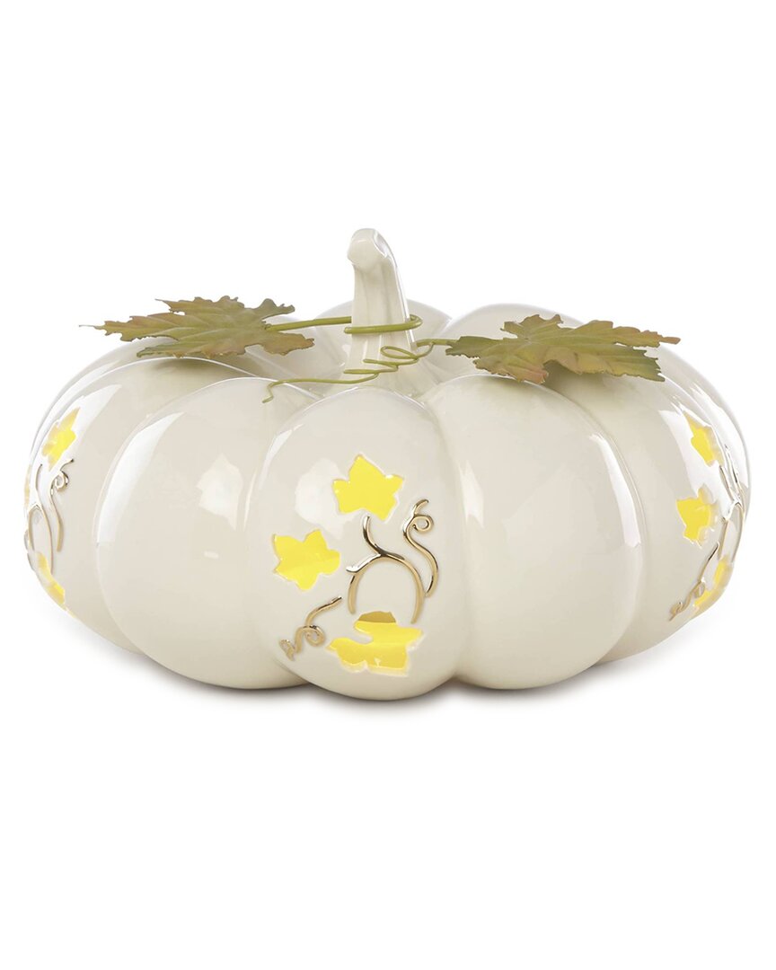 Lenox Lighted Pumpkin Small Centerpiece