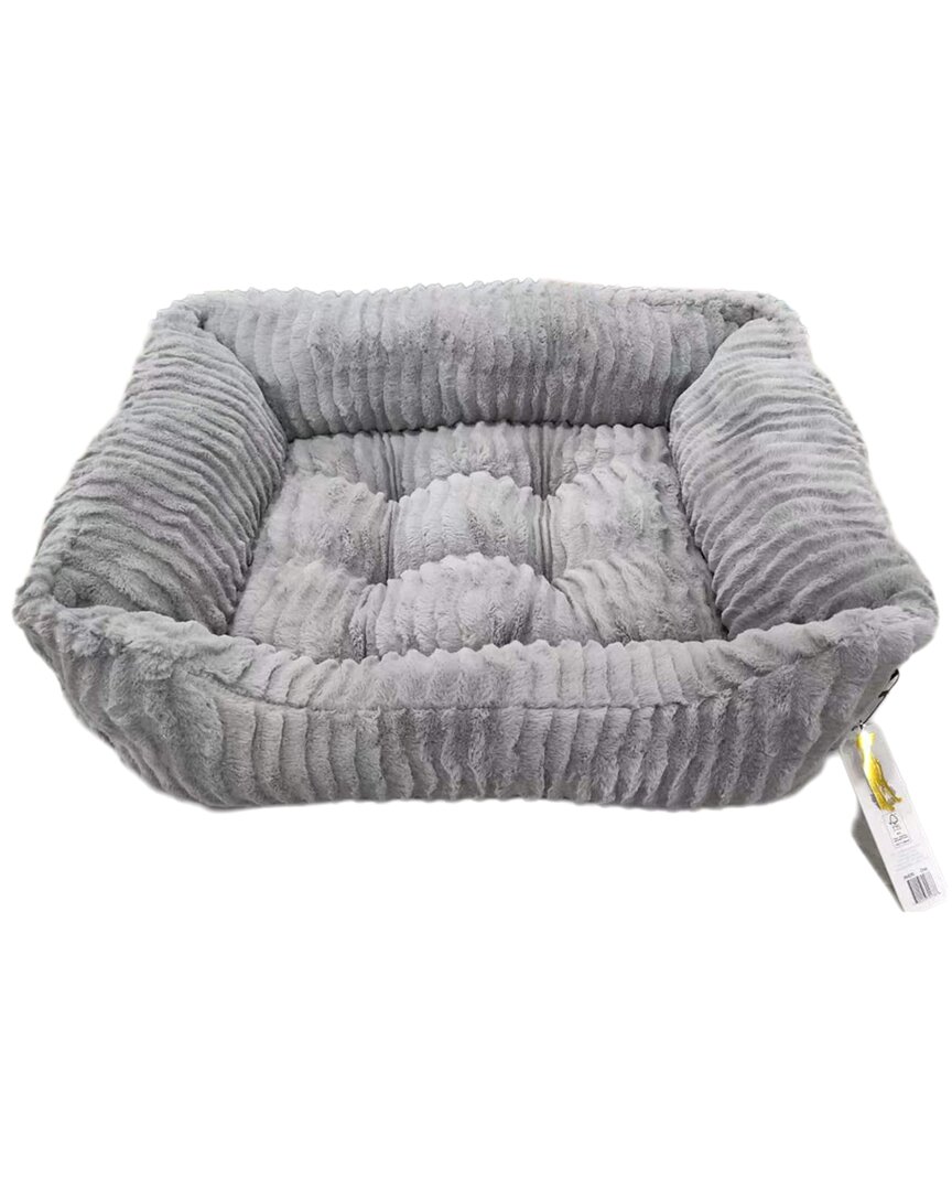 Reserve Jacquard Cuddler Ultra-soft Pet Bed For Dogs & Cats In Charcoal