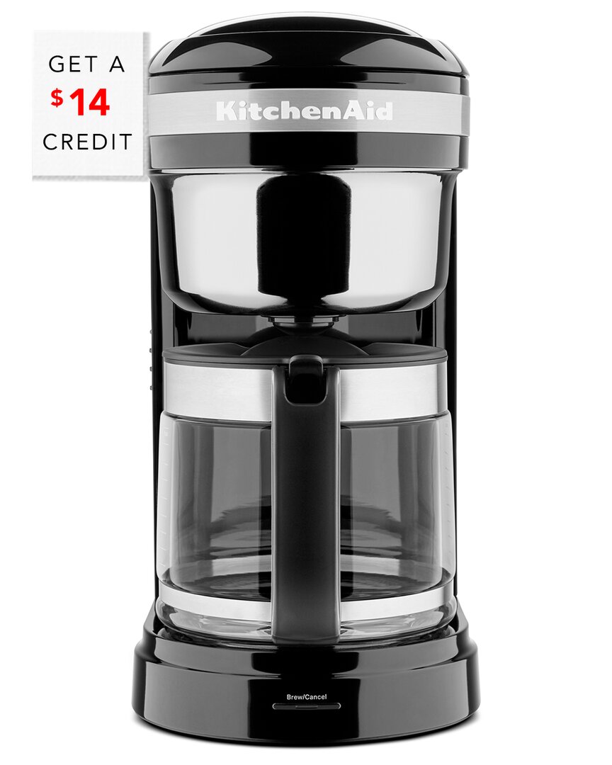 Kitchenaid 12-cup Drip Coffee Maker With $14 Credit In Black