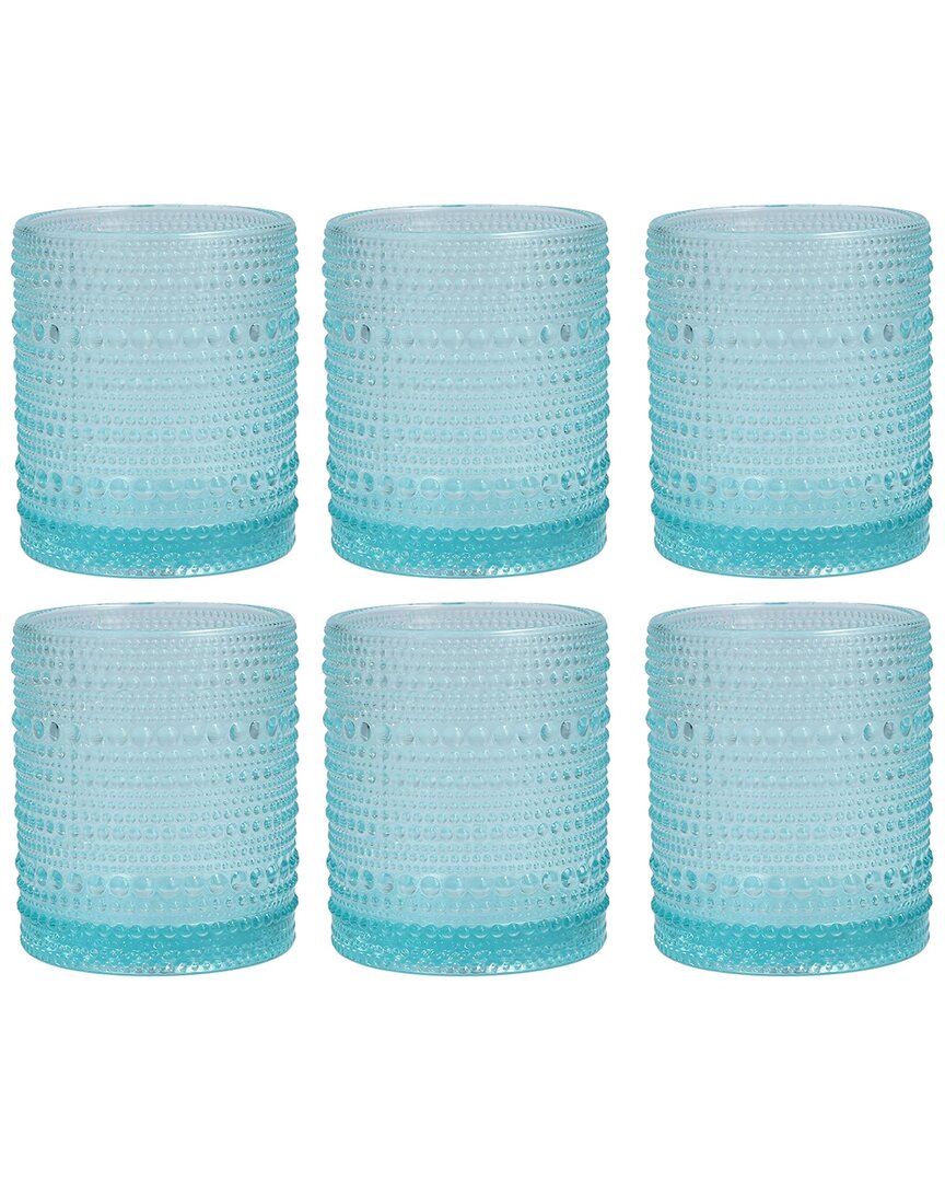 Fortessa Jupiter 6pc Old Fashioned Glasses In Blue