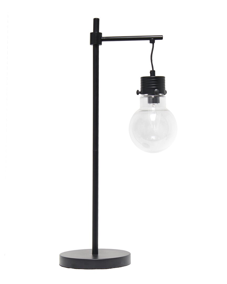Lalia Home Black Matte 1-light Beacon Table Lamp
