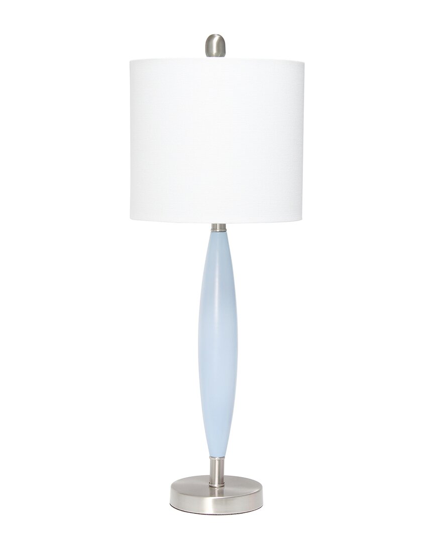 Shop Lalia Home Stylus Table Lamp In Blue