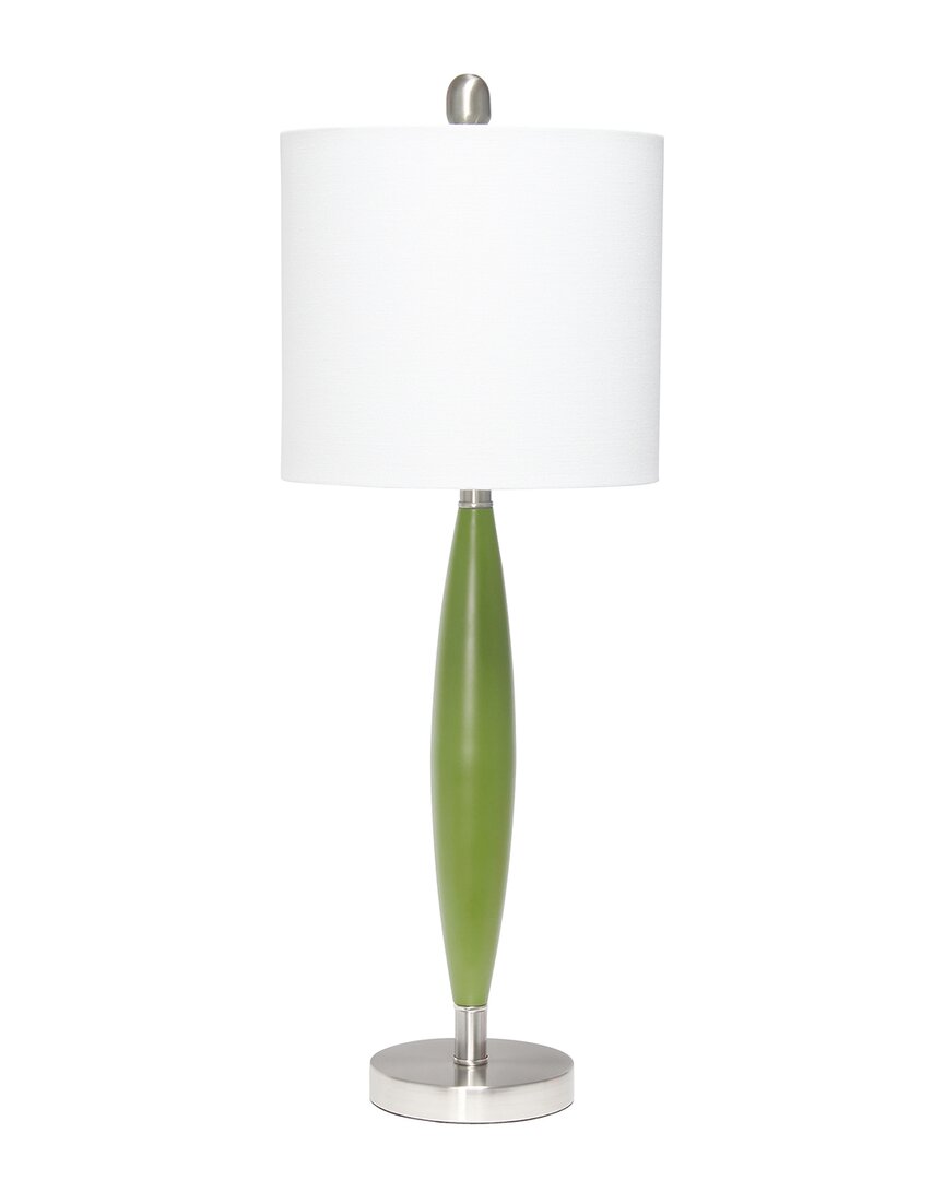 Shop Lalia Home Stylus Table Lamp In Green