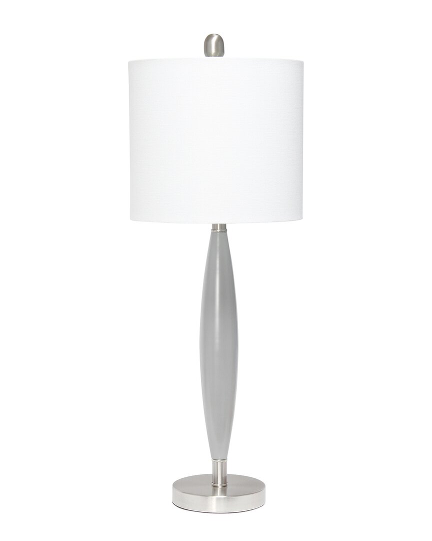 Shop Lalia Home Stylus Table Lamp In Gray
