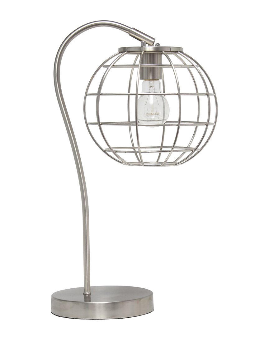 Lalia Home Arched Metal Cage Table Lamp In Metallic