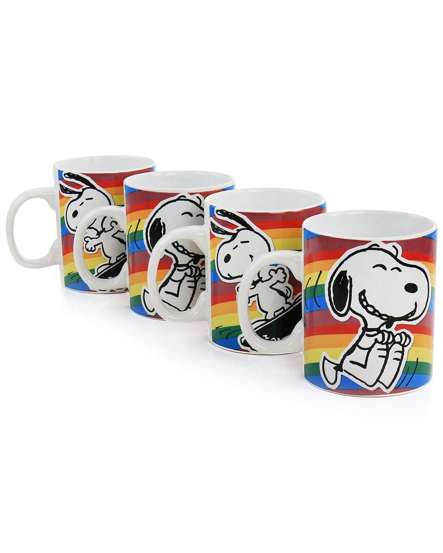 Shop Peanuts 70th Anniversary 4pc Stoneware Mug Set