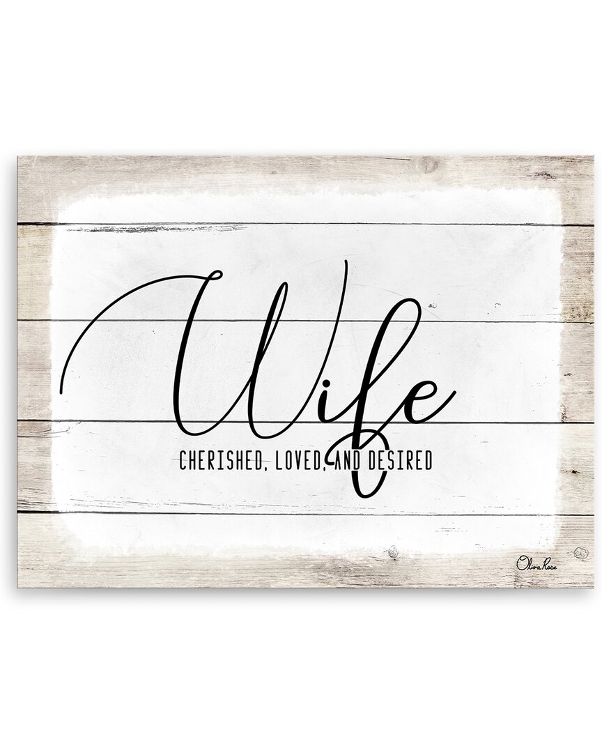 Ready2hangart Wife Wrapped Canvas Wall Art By Olivia Rose