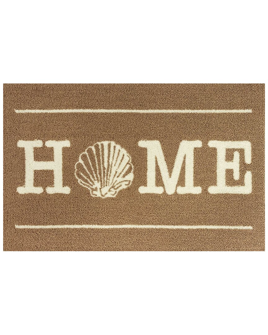 The Rug Market Home Shell Indoor/outdoor Doormat In Brown
