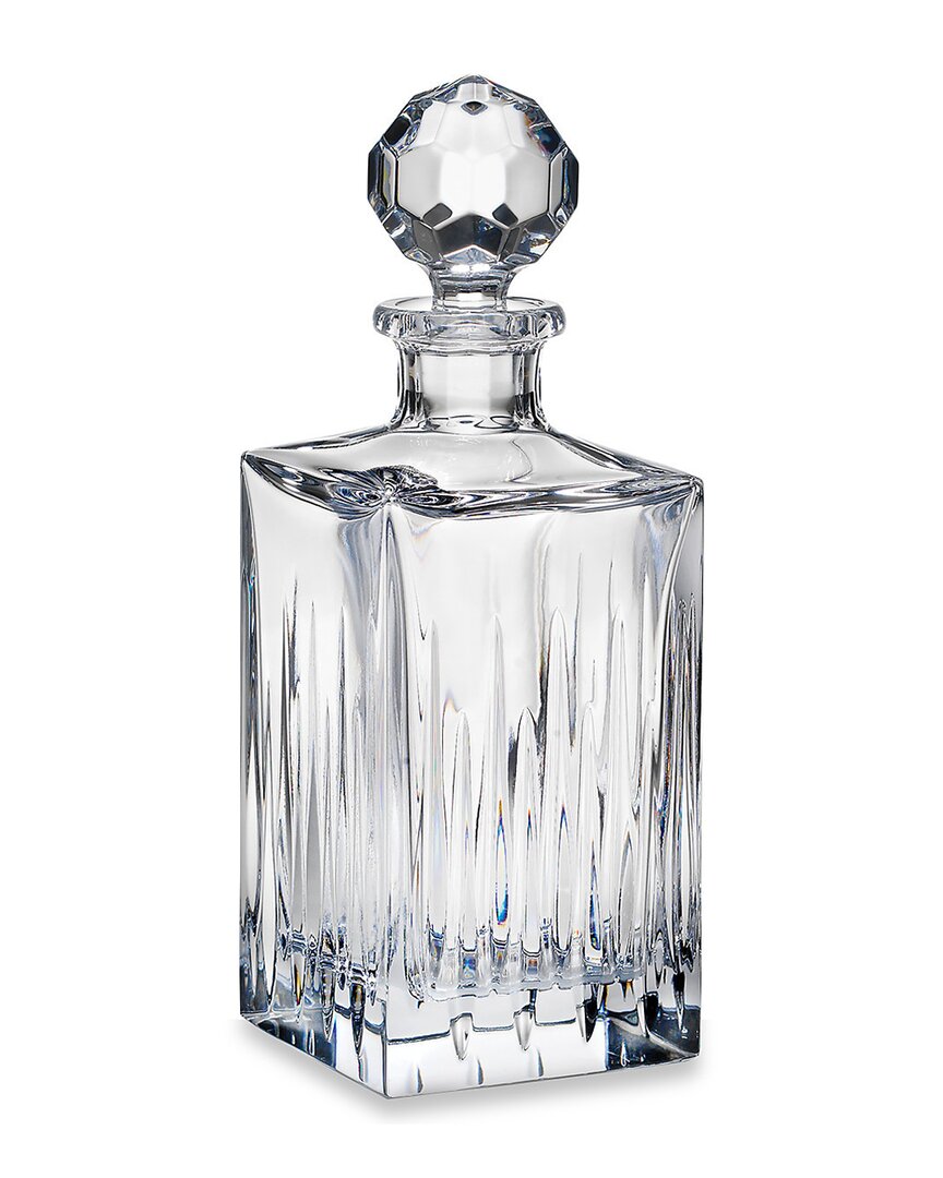 Reed And Barton Soho Crystal Square Decanter In Clear