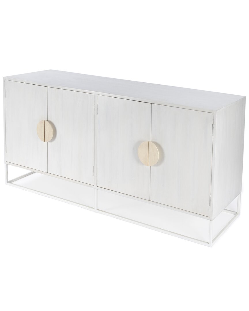 Butler Specialty Company Lennasa Wooden Sideboard In White