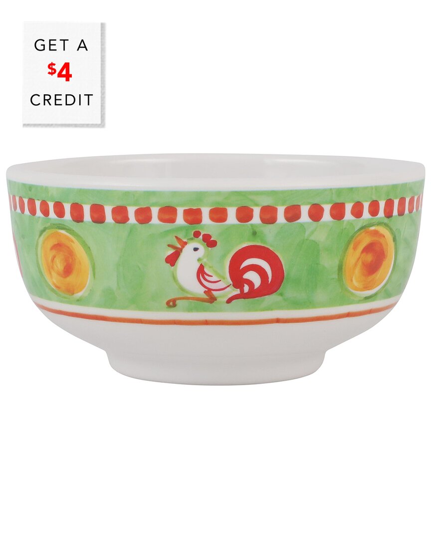 Vietri Melamine Campagna Gallina Cereal Bowl In Multicolor