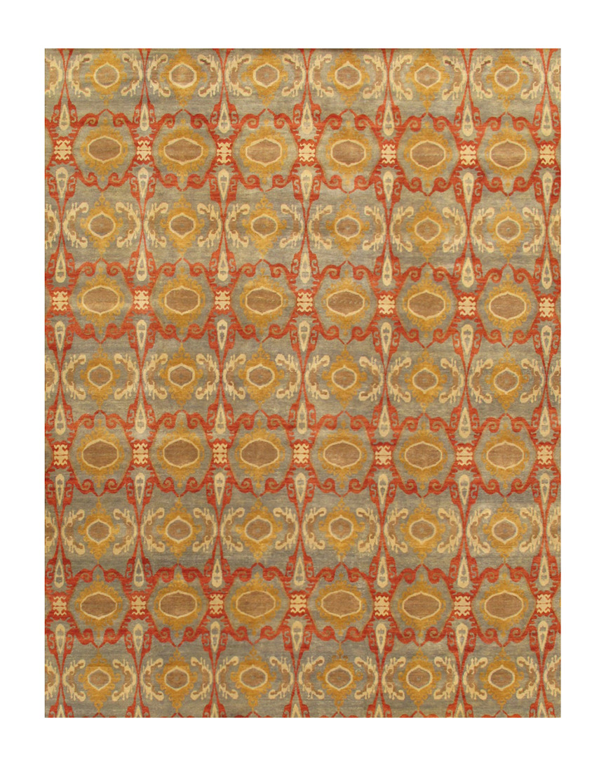 Pasargad Home Ikat Hand-knotted Rug