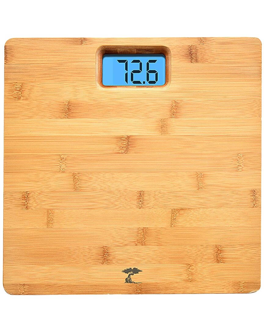 Toilettree Products Bamboo Bathroom Scale