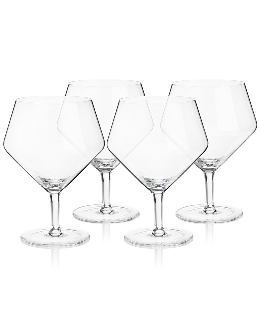 Viski Angled Crystal Gin & Tonic Glasses