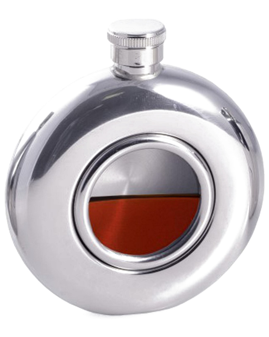 Bey-berk 5oz Stainless Steel Mirror Finish Flask