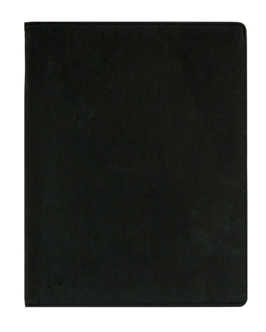 Bey-berk Black Leatherette Portfolio