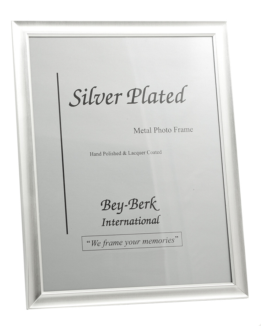 Bey-berk Silver Plated Picture Frame