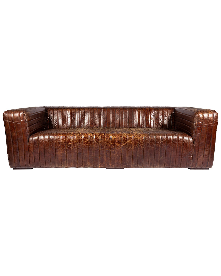 Moe's Home Collection Castle Brown Sofa