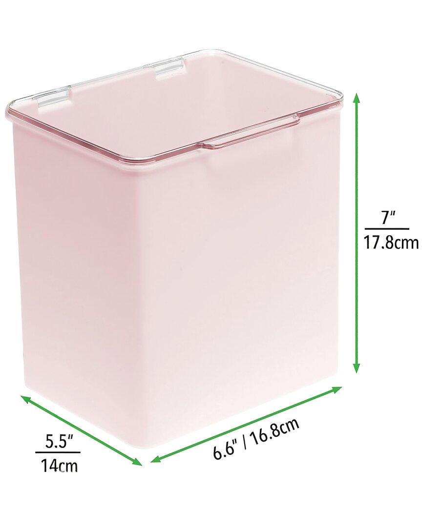 M DESIGN M DESIGN SET OF 4 HINGED LID STORAGE BIN WITH LABELS