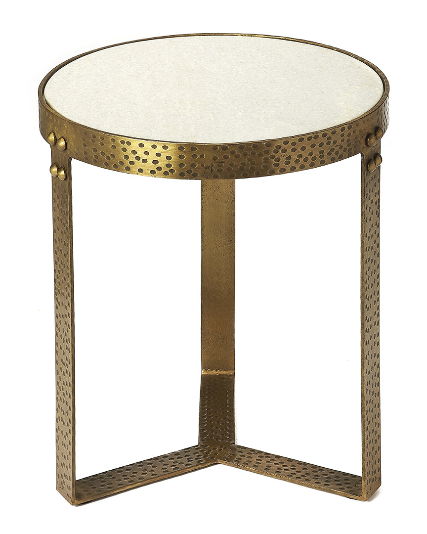 Butler Specialty Company Elton Marble & Metal End Table
