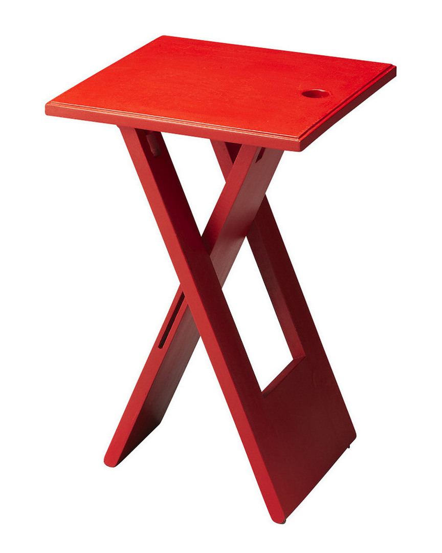 Butler Specialty Company Hammond Red Folding Table