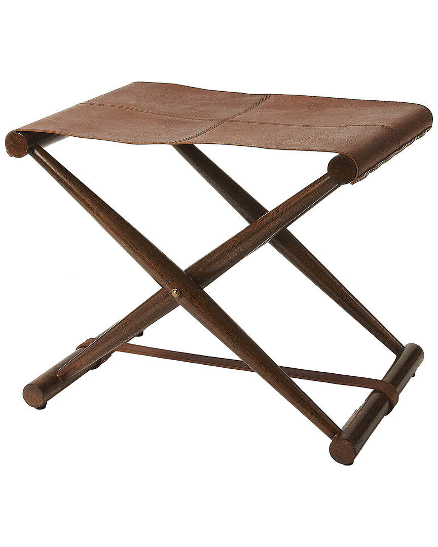 Butler Specialty Company Butler Specialty Sutton Leather Folding Stool