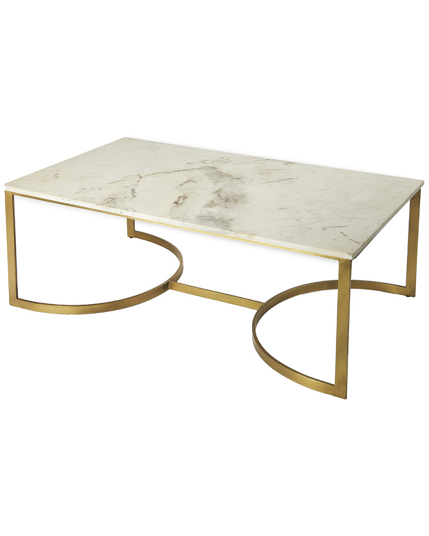 Butler Specialty Company Corsini Marble & Metal Coffee Table